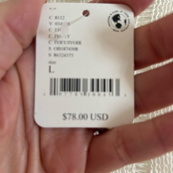 Free People Sandy Tee/NWT/Size L - Picture 6 of 6